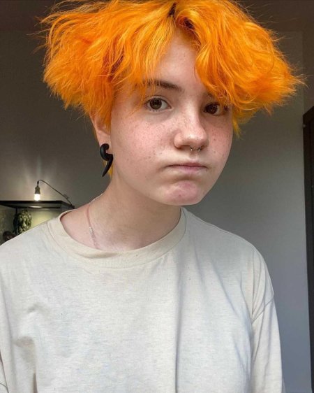 Оранжевые волосы