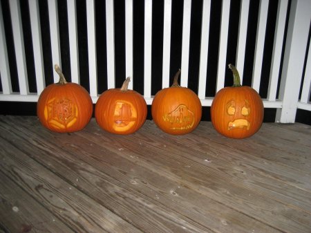 Тыква на хэллоуин