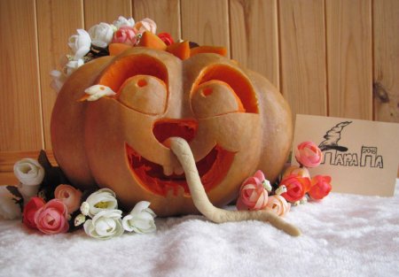 Тыква на хэллоуин