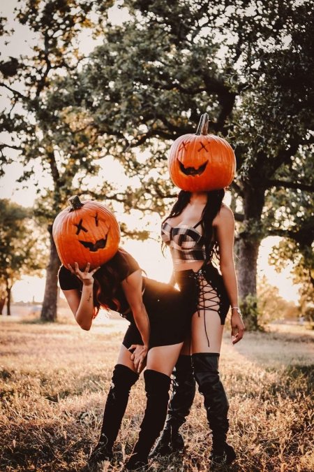 Фотосессия в стиле хэллоуин