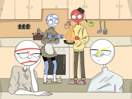 Кантрихуманс казахстан комиксы