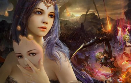 Красивая девушка фэнтези