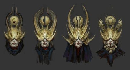 Концепт маска вархаммер