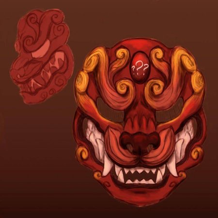 Komainu mask