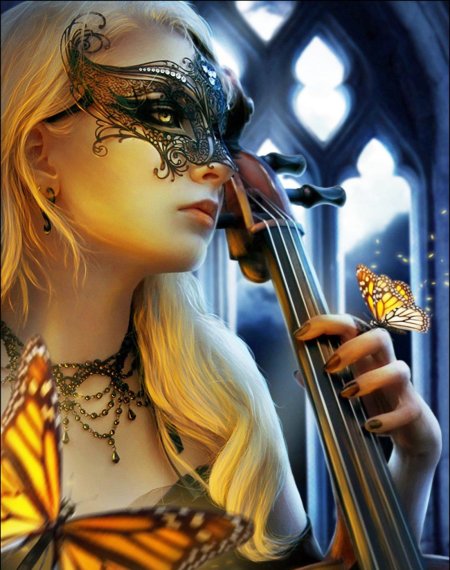 Девушка со скрипкой