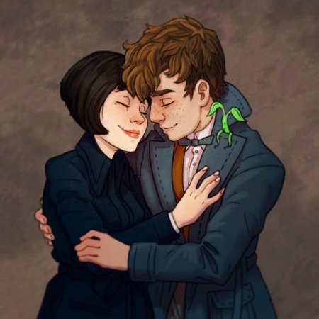 Ньют саламандер и тина гольдштейн