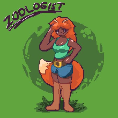 Zoologist terraria art 34