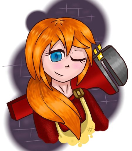 Terraria механик арт