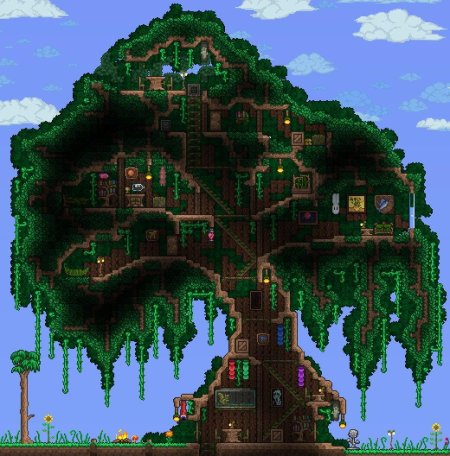 Дом для дриады в террарии