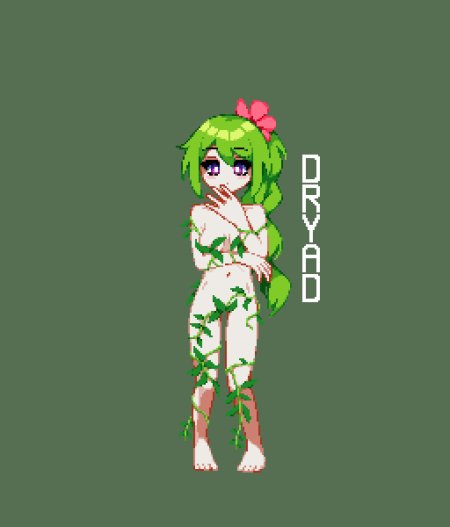 Голая дриада из террарии