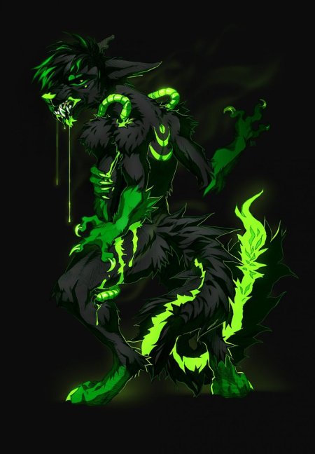 Зеленый волк