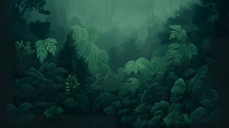 Фон тропический лес