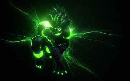 Зеленый неон