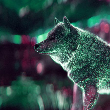 Неоновый волк