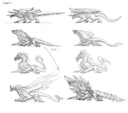 Ледяной дракон референс