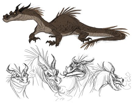 Драконы референсы