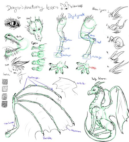 Поэтапное рисование дракона