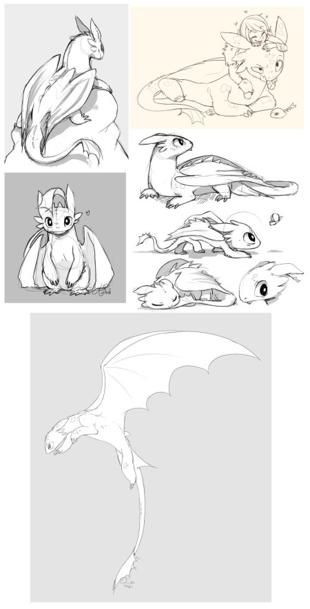 Лайн фурии дракона референс