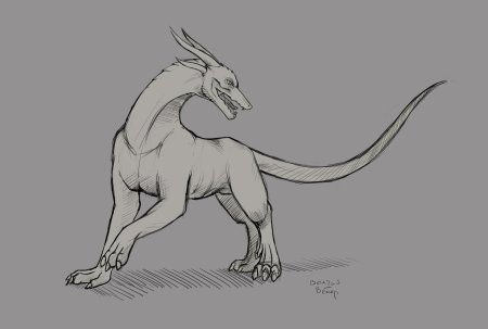 Анатомия драконов для рисования