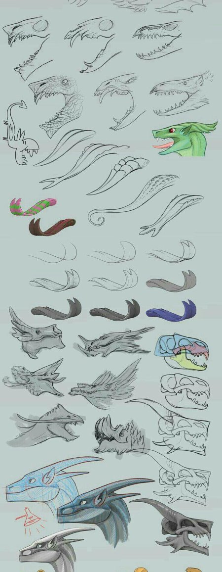 Драконьи крылья референс