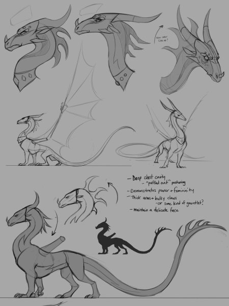 Дракон скетч