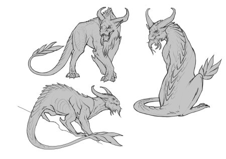 Рисунки мифических существ