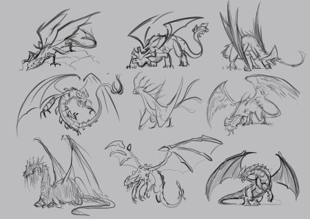 Дракон позы