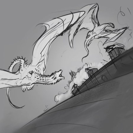 Дракон иллюстрация