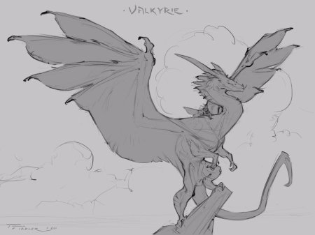 Дракон виверн референс