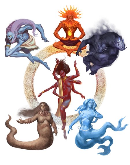 Сильфы элементали стихий