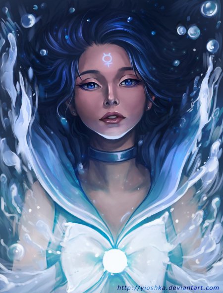 Девушка маг воды