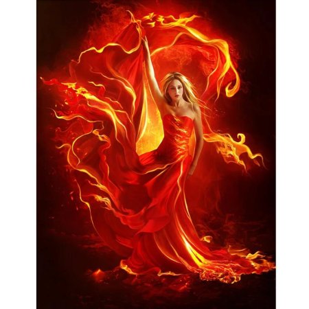 Огненная девушка