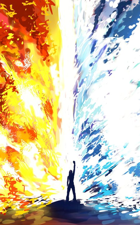 Огонь и вода арт