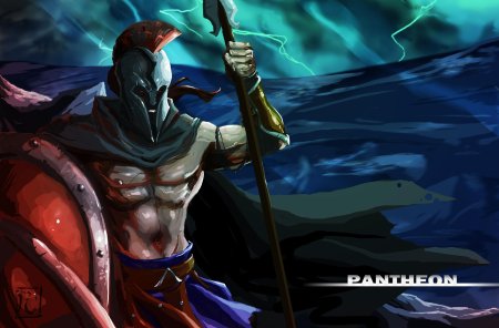 Пантеон лига легенд арт