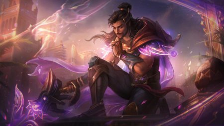 Akshan splash art