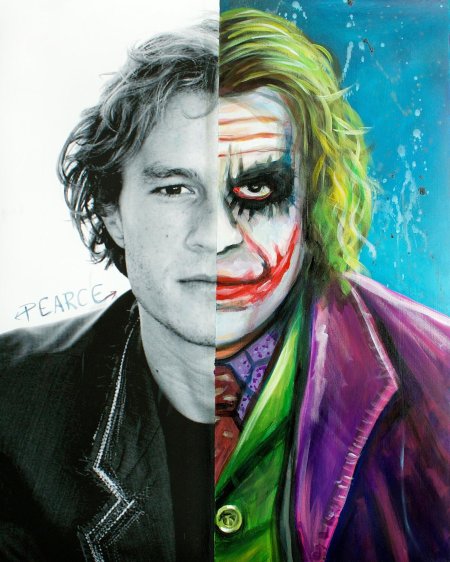 Джокер хит леджер портрет