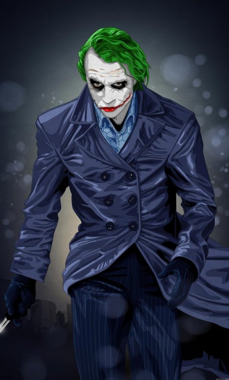Джокер хит леджер арт