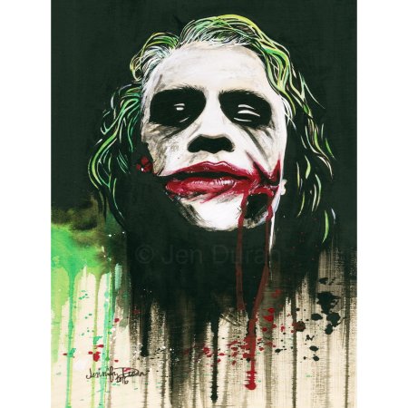 Картина по номерам джокер хит леджер