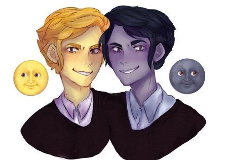 Солнце и луна хуманизация