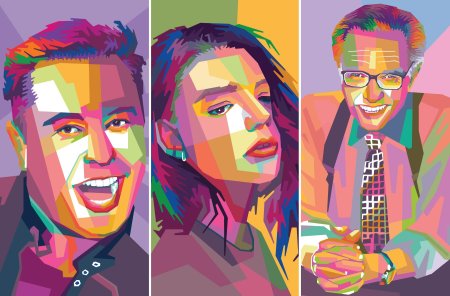 Портреты в стиле поп арт