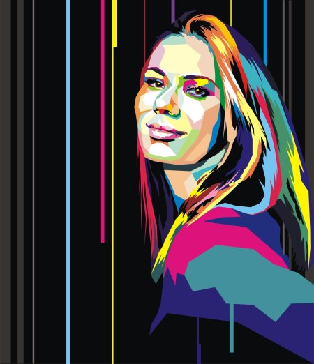 Портрет в стиле поп арт