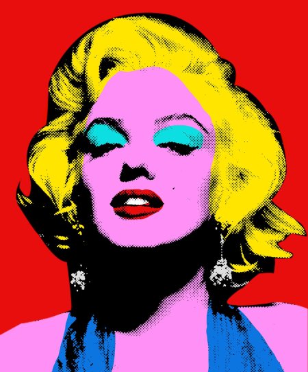 Мерлин монро поп арт энди уорхол портрет