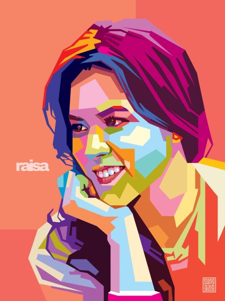 Портрет в стиле поп арт