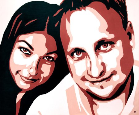 Портрет на холсте