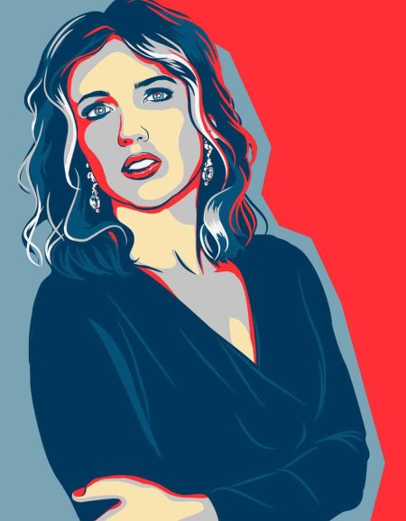 Поп арт портрет