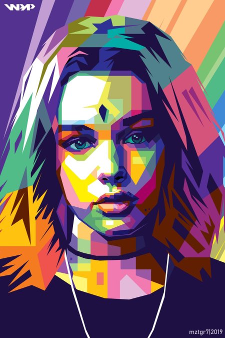 Портрет в стиле поп арт