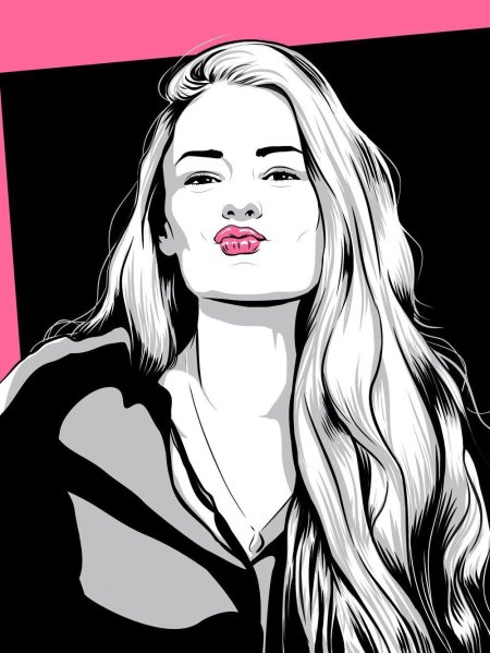 Поп арт портрет