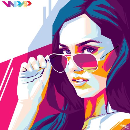 Портрет в стиле поп арт