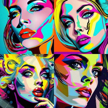 Смоки портрет поп арт