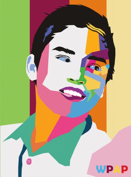 Портрет поп арт